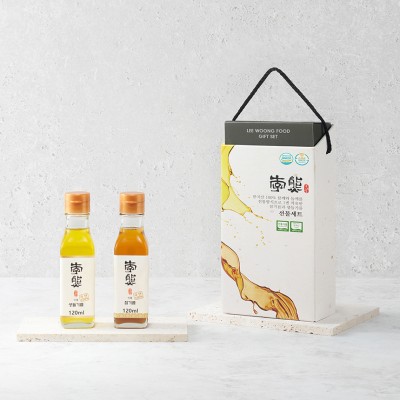 선물세트 6호   (참기름 120ml+생들기름 120ml)